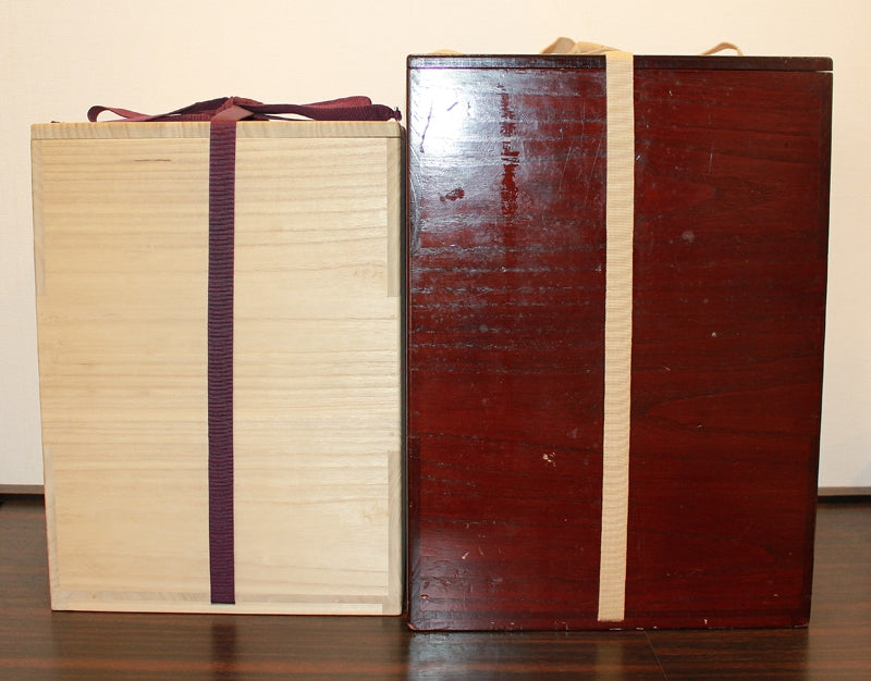 25569 人間国宝 近藤悠三 (金彩梅花瓶) KONDO Yuzo