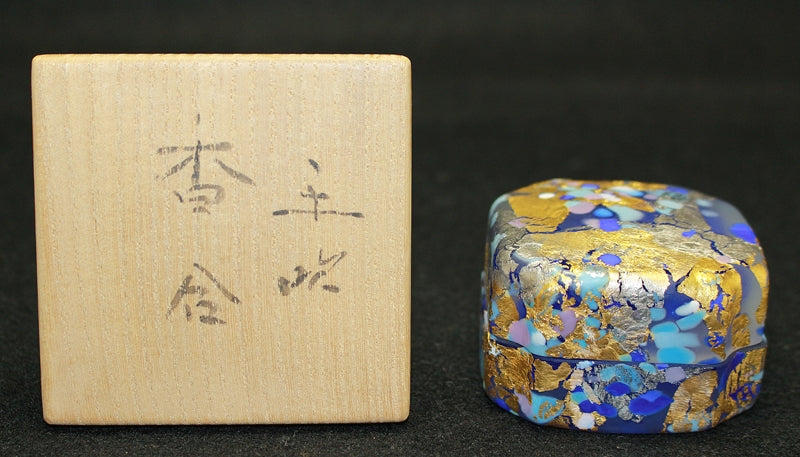 23343 FUJITA Kyohei (Hand-blown incense holder)