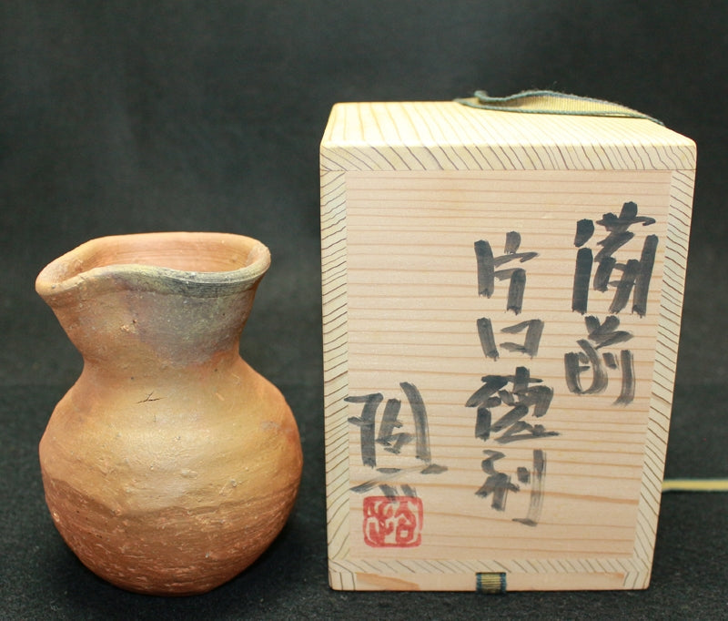 24516 原田拾六 (備前片口徳利) HARADA Shuroku