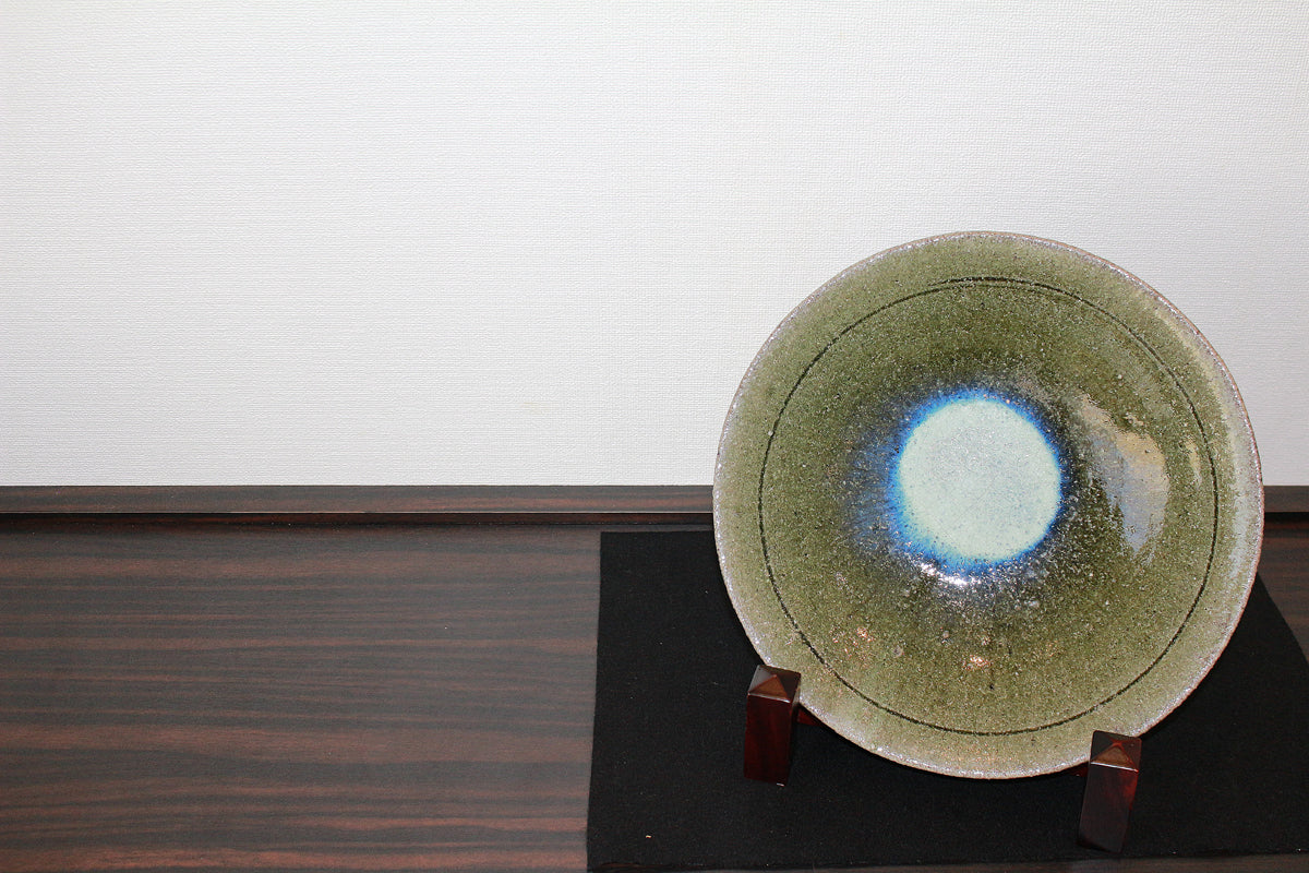 26326 加守田章二 灰釉皿 KAMODA Shoji