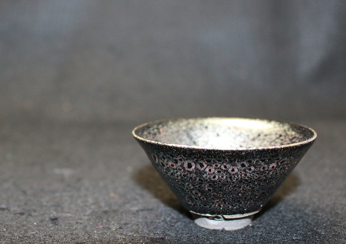 25991 人間国宝 清水卯一 蓬莱燿盃 SHIMIZU Uichi