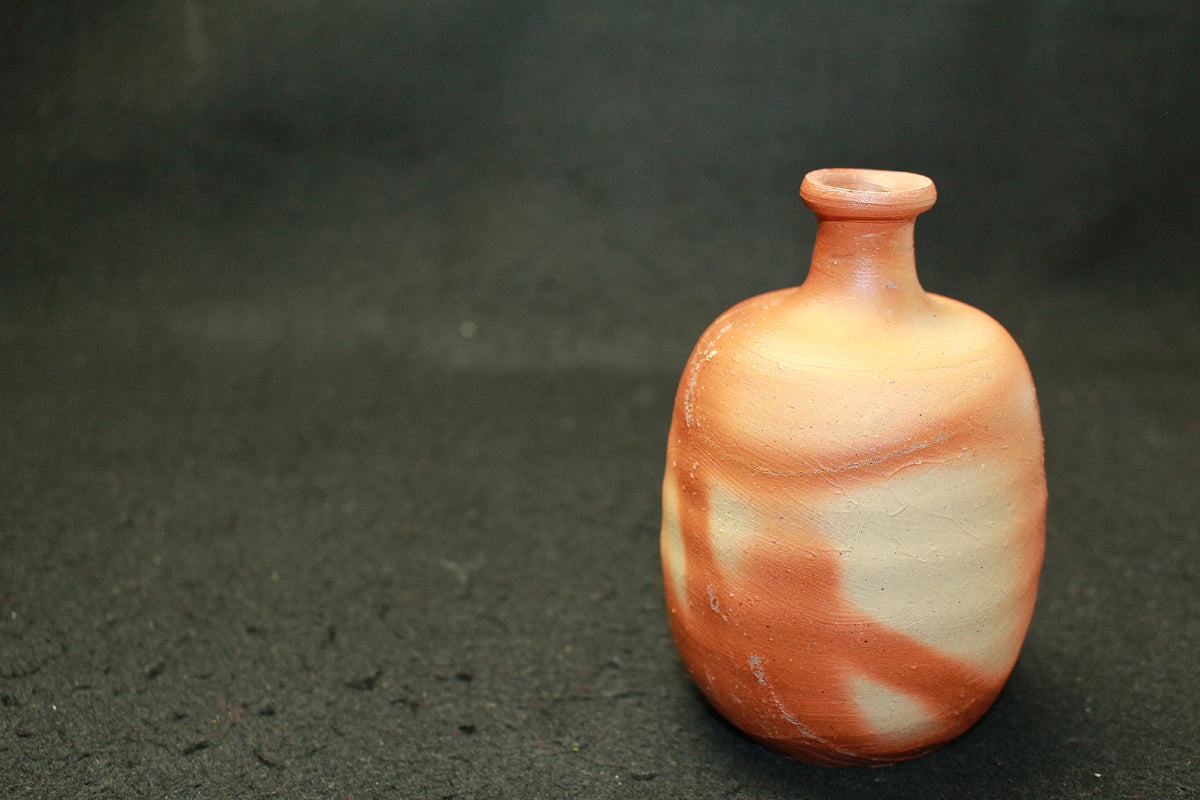 25994 人間国宝 伊勢崎淳 備前徳利 ISEZAKI Jun