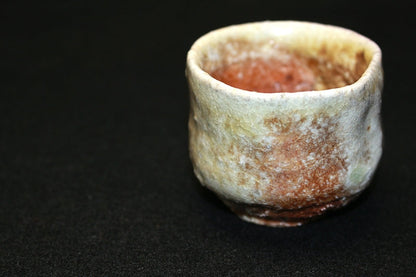 22780 Former Prime Minister Hosokawa Morihiro (Shigaraki sake cup) HOSOKAWA Morihiro 