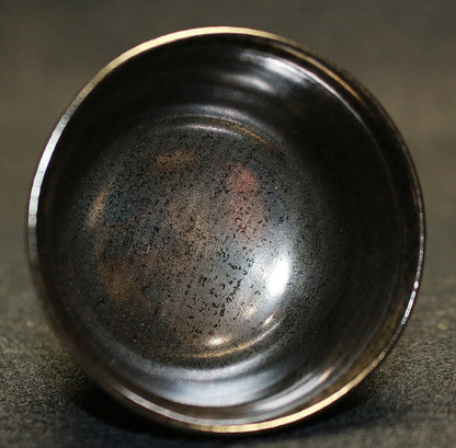 25012 ONIHIRA Keiji (Silver ground Zelkova grain cup) 