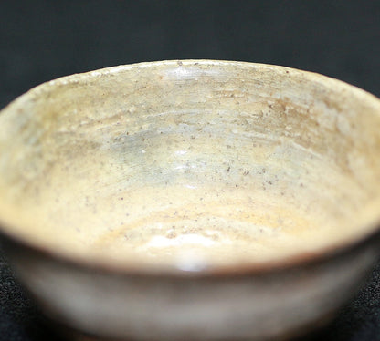 22152 RAKU Konyu 12th generation (Brushed sake cup) 