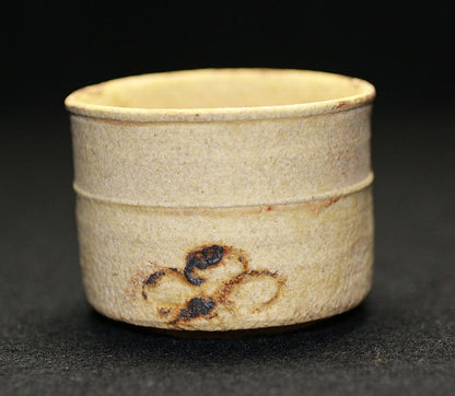 22202 Kenji Hara (yellow Seto sake cup) HARA Kenji 