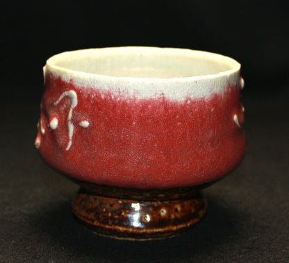 22192 Master of Folk Crafts Kanjiro Kawai (Cinnabar Cylindrical Flower Bowl) 