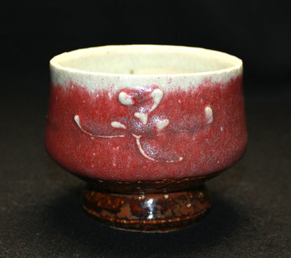 22192 Master of Folk Crafts Kanjiro Kawai (Cinnabar Cylindrical Flower Bowl) 