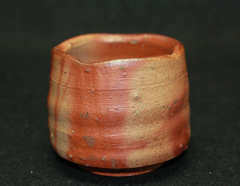 23555 Living National Treasure Kaneshige Toyo (Bizen sake cup) 