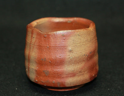 23555 Living National Treasure Kaneshige Toyo (Bizen sake cup) 