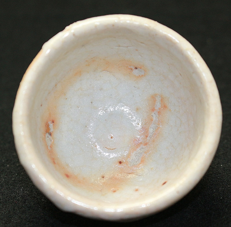 23608 Living National Treasure Arakawa Toyozo (Shino Sake Cup (Knowledge)) ARAKAWA Toyozo 