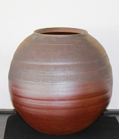 25443 Living National Treasure Fujiwara Yu (Bizen Large Vase) FUJIWARA Yu 