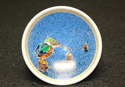 25478 TAKEGOSHI Kazunori (colored sake cup (river cicada)) 