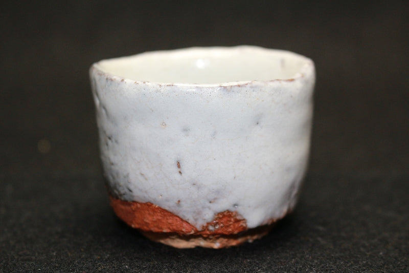 25096 Living National Treasure MIWA Kyuwa (Hagi ware sake cup) 