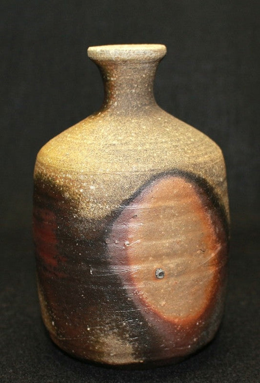 22965 Living National Treasure Yamamoto Toshyu (Bizen Sake Bottle) YAMAMOTO Toshyu 