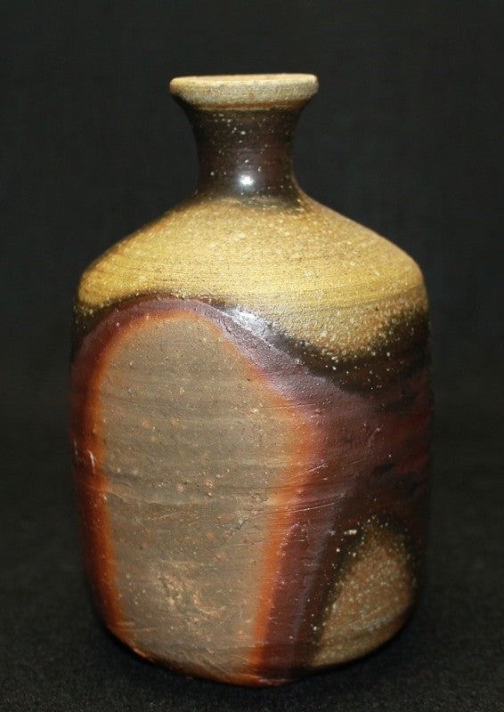 22965 Living National Treasure Yamamoto Toshyu (Bizen Sake Bottle) YAMAMOTO Toshyu 