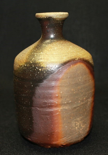 22965 Living National Treasure Yamamoto Toshyu (Bizen Sake Bottle) YAMAMOTO Toshyu 