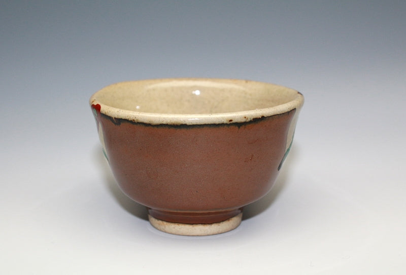 22292 HAMADA Shoji [Shinsakushi] (red-painted sake cup) 