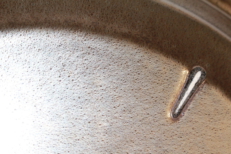 25446 KIMURA Morikazu (Iron copper glaze kiln change dish) 