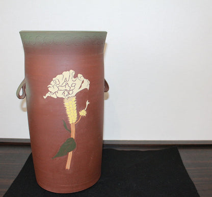 25509 Imai Masayuki (Inlaid double-eared cockscomb vase) 