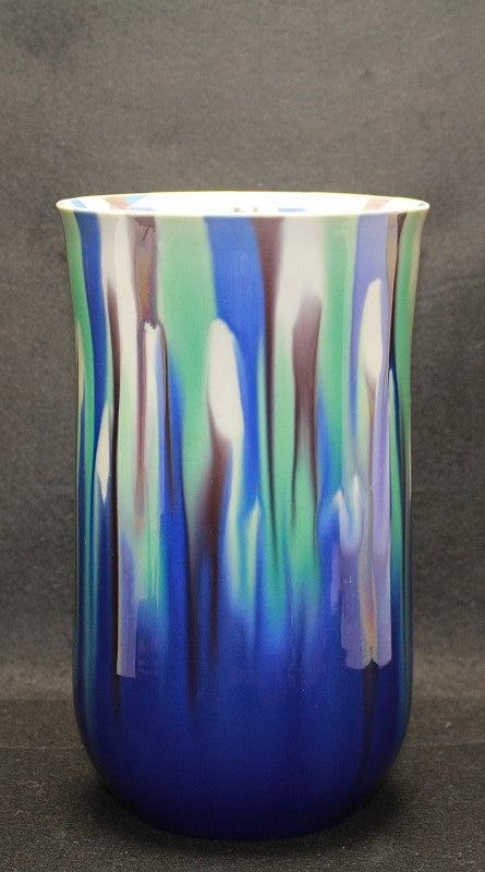 24725 人间国宝第3代德田弥祖吉（花瓶）TOKUDA弥祖吉