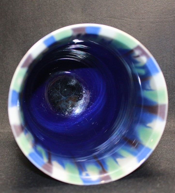 24725 人间国宝第3代德田弥祖吉（花瓶）TOKUDA弥祖吉