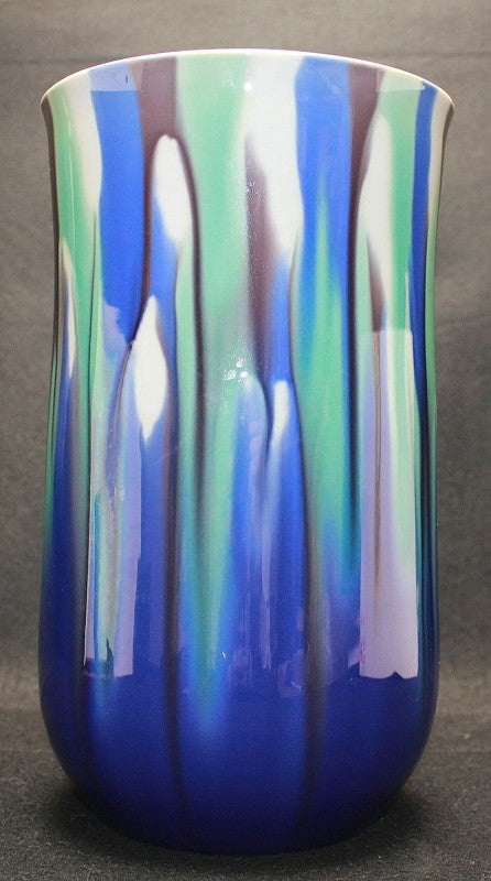 24725 人间国宝第3代德田弥祖吉（花瓶）TOKUDA弥祖吉