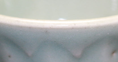 24723 Kanjiro Kawai Celadon cup (Shokei kiln mark, signed by Bintaka) 