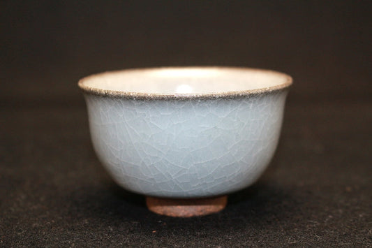 24268 Living National Treasure Hiroshi Nakajima (Sake cup) NAKAJIMA Hiroshi 