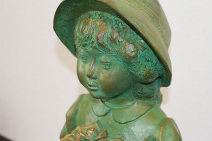 25402 Toshihito Hosono (Bronze sculpture "Girl with a bouquet") 