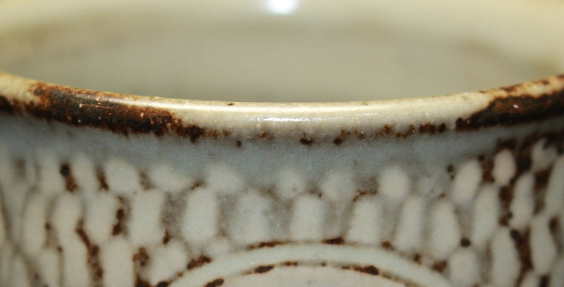 25403 Living National Treasure Tatsuzo Shimaoka (Red Inlaid Teacup) 