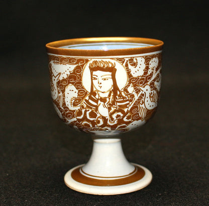 23054 Living National Treasure Takuo Kato (Luster Colored Kohime Cup) 