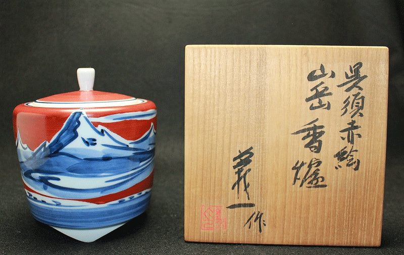 21014 SHINODA Giichi (Gosu Akae Mountain Incense Burner) 