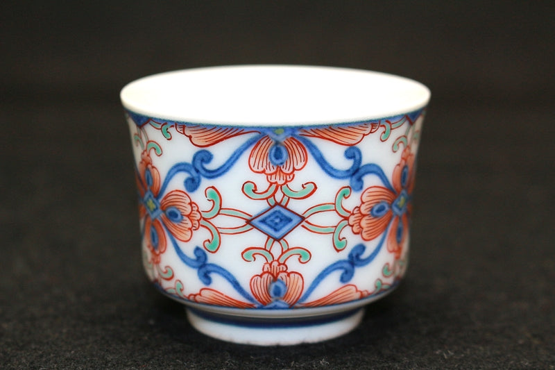 今泉今右衛門　ぐい呑み 24264 12代今泉今右衛門 (色絵ぐい呑(箱無し))IMAIZUMI Imaemon