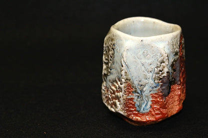 23017 Nishihata Tadashi (ash-glazed sake cup) 