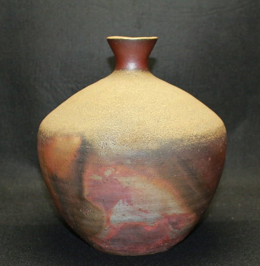 23705 FUJIWARA Ken (Bizen single flower vase) 