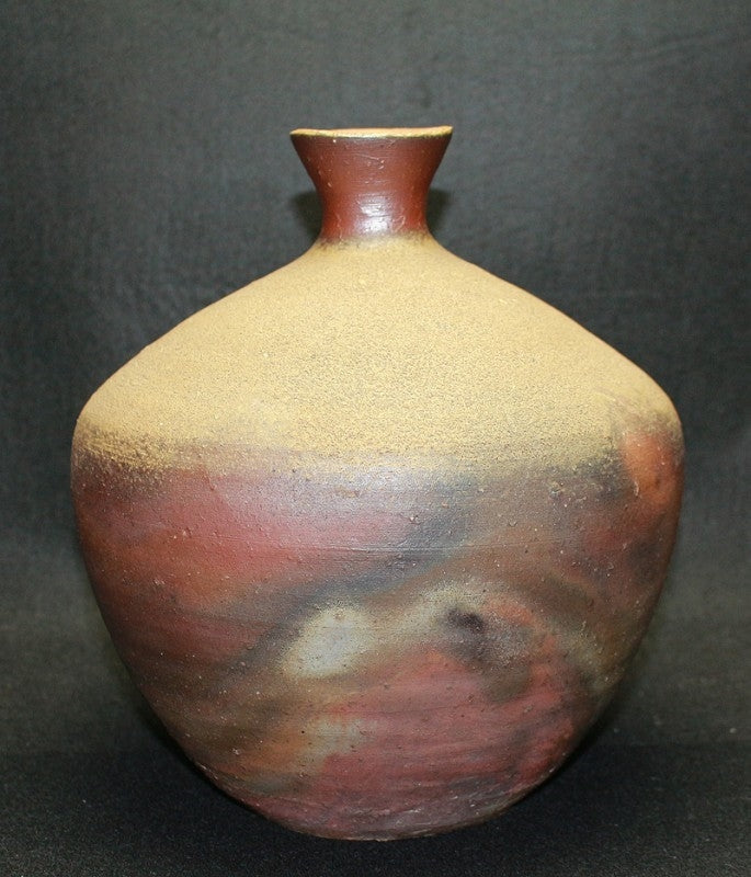 23705 FUJIWARA Ken (Bizen single flower vase) 