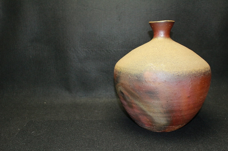 23705 FUJIWARA Ken (Bizen single flower vase) 