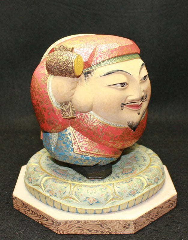 25554 Hirakushi Denchu ​​(Fukuju Daikokuten statue, special color, 1972 (100 years old) (reissued with Hiroko certificate) 