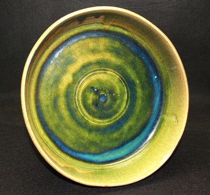 23165 Kitaoji Rosanjin (Oribe glaze Dora bowl) KITAOJI Rosanjin 