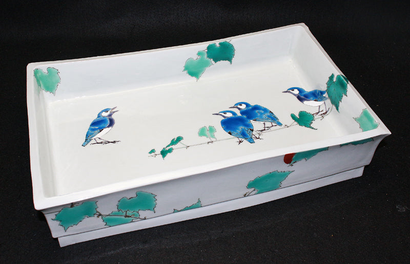 人間国宝　武腰潤　作品　色絵金彩野葡萄　汁注　醤油差し　九谷焼 人間国宝 武腰潤 作品 色絵金彩野葡萄 汁注 醤油差し 九谷焼