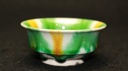 25646 Living National Treasure Takuo Kato (Reproduced Shosoin Three-color Sake Cup①) 