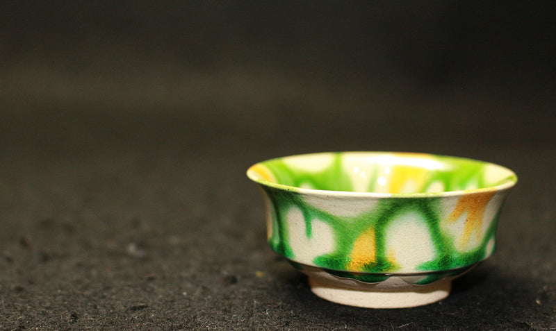 25647 Living National Treasure Takuo Kato (Reproduced Shosoin Sansai Sake Cup②) 