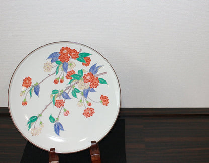 25220 14th generation Sakaida Kakiemon (cloudy cherry blossom pattern plate) 