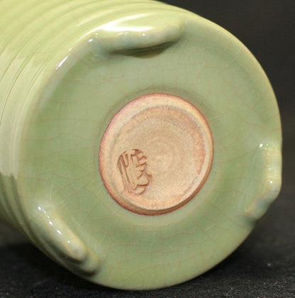 24342 Imperial Household Artist, Ceramic Master Hazan Itaya (Cracked Celadon Incense Burner) 