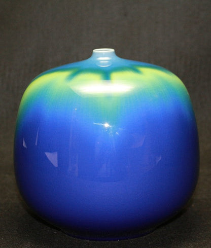 24436 人间国宝第3代德田弥祖吉（美花瓶）TOKUDA弥祖吉