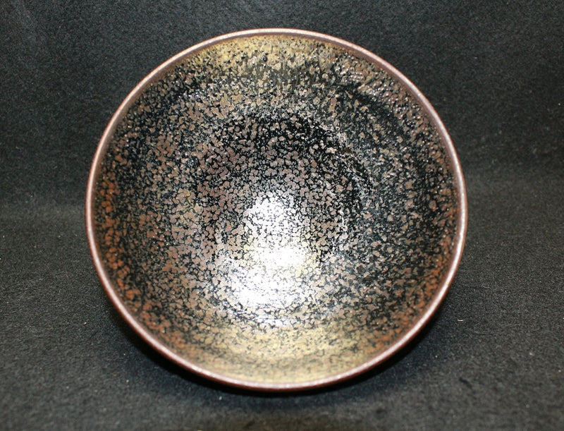 25265 KIMURA Morikazu (iron glaze change pearl tea) 