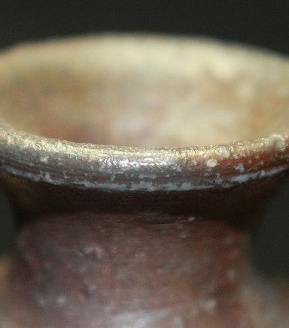 22647 Kitaoji Rosanjin (Bizen kiln change sake bottle (2nd generation Kuroda Touan)