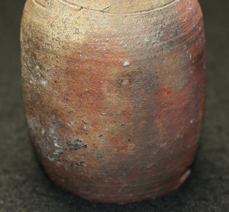 22647 Kitaoji Rosanjin (Bizen kiln change sake bottle (2nd generation Kuroda Touan)