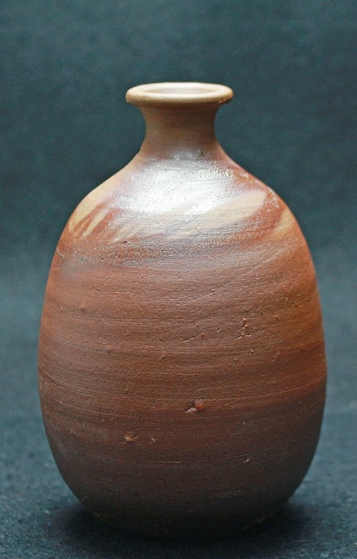 24900 FUJIWARA Yu (Bizen Sake Bottle) 